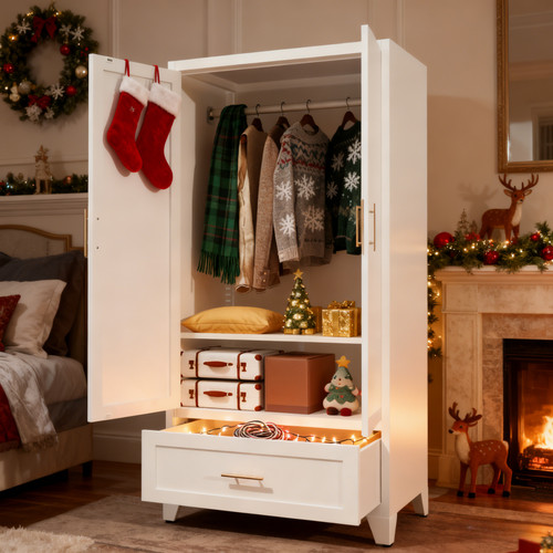 60inch tall metal wardrobe - tall,