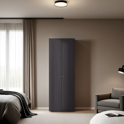 Door tall wardrobe cabinet - 2-door,