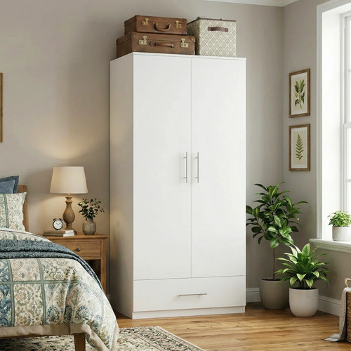 White manufactured wood - white,