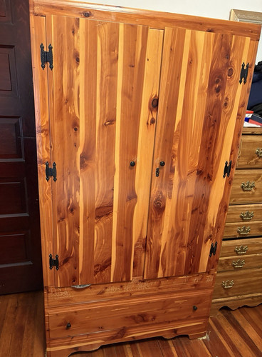Rustic freestanding cedar - cedar, wood