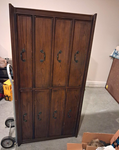 Dark wood freestanding - dark,