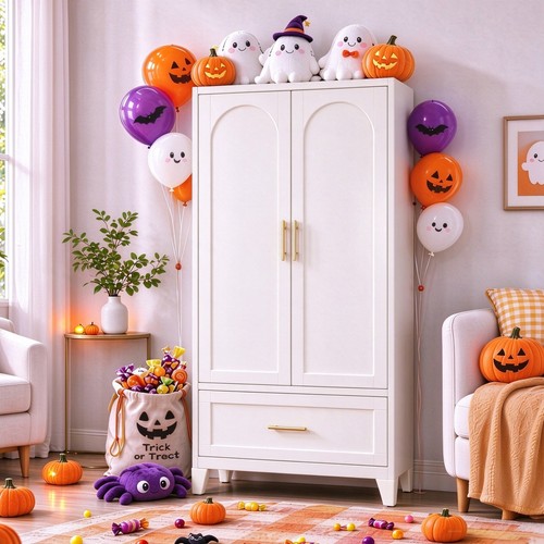 Tall steel wardrobe - tall,