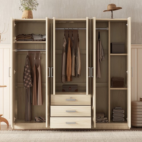Doors wooden wardrobe - wooden,