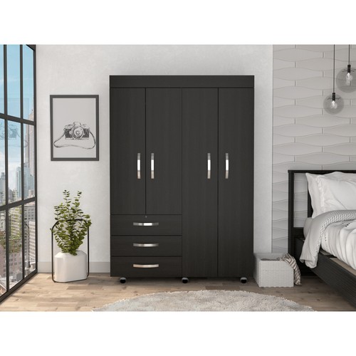 Door wardrobe with 3 - 4-door,