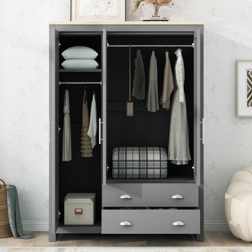 Three door storage wardrobe - storage,