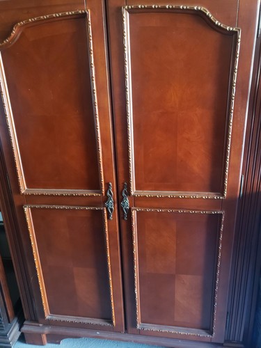 Wood freestanding wardrobe - wood,